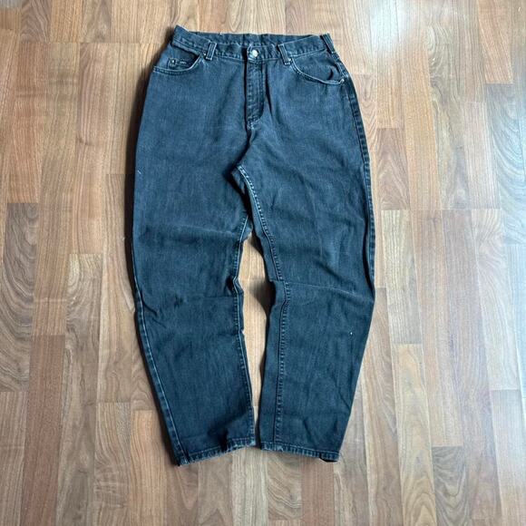 Black Lee Relaxed Fit Jeans - Picture 6 of 8